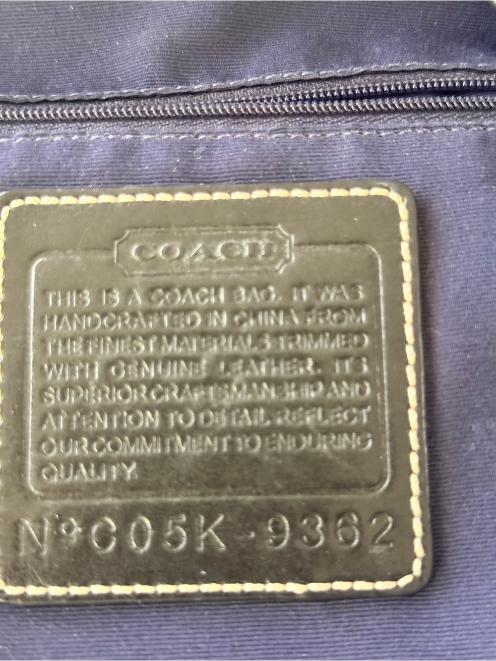 Coach EUC vintage Black Signature 
Jacquard shoulder bag w/
Tassel no call outs - Picture 3 of 13